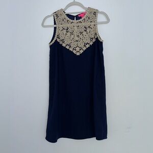 Lilly Pulitzer Navy and Cream Dress